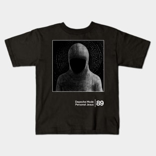 Personal Jesus - Minimalist Graphic Design Artwork Kids T-Shirt